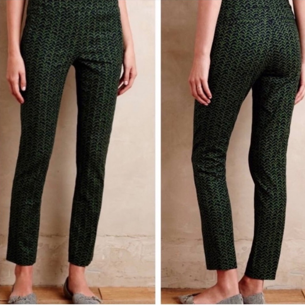 Cartonnier Green Patterned Pants